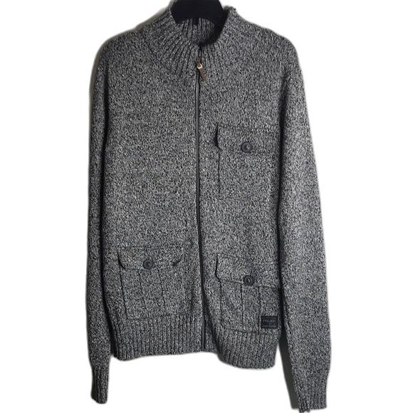 Projek Raw Full Zip Knit fall winter Cardigan size medium mens - Picture 1 of 13